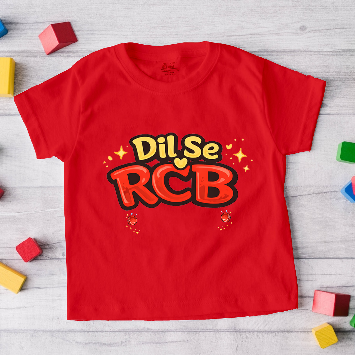 New Born & Baby Clothing | Dil Se RCB | Soft Cotton T-shirt