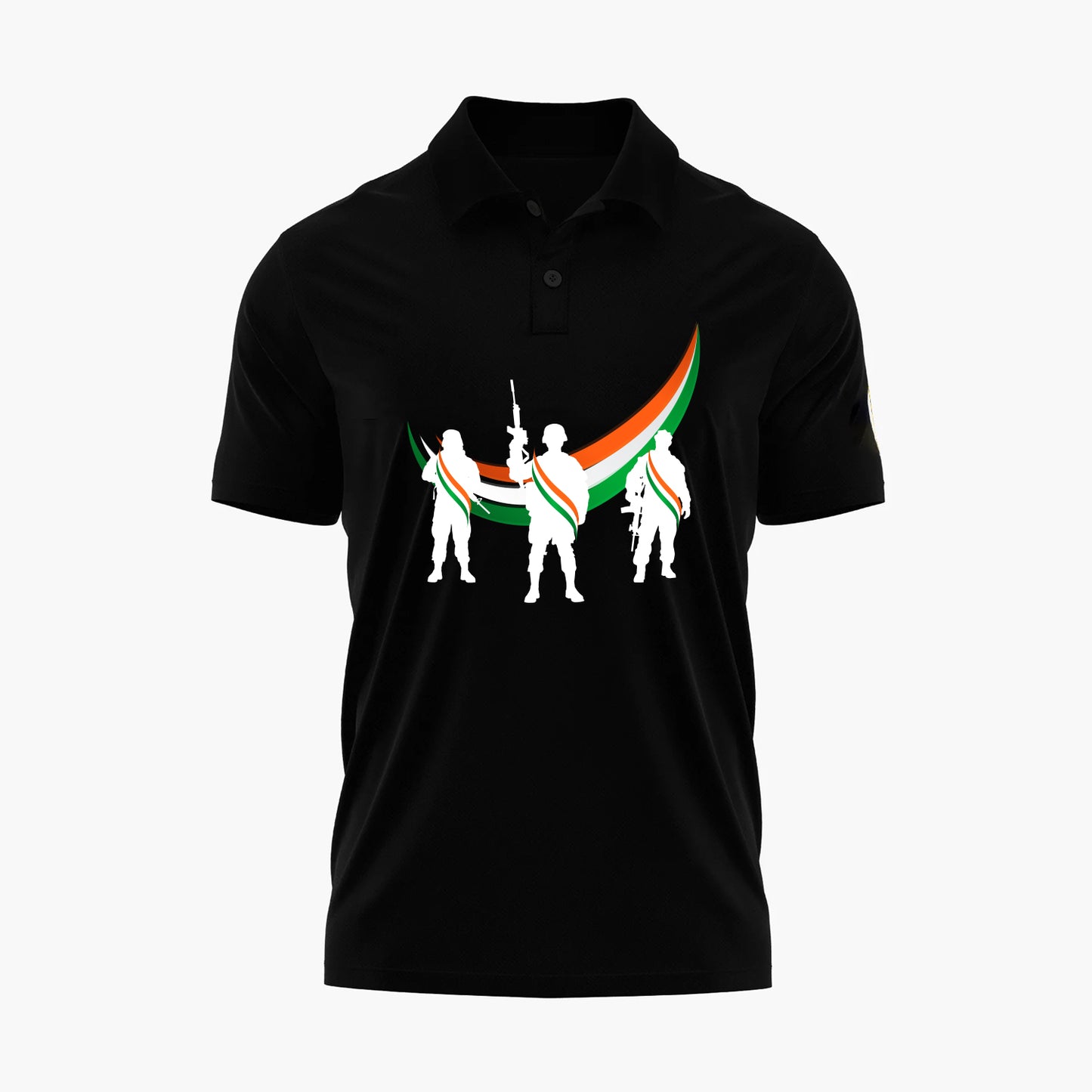 Black Polo Army T-Shirt