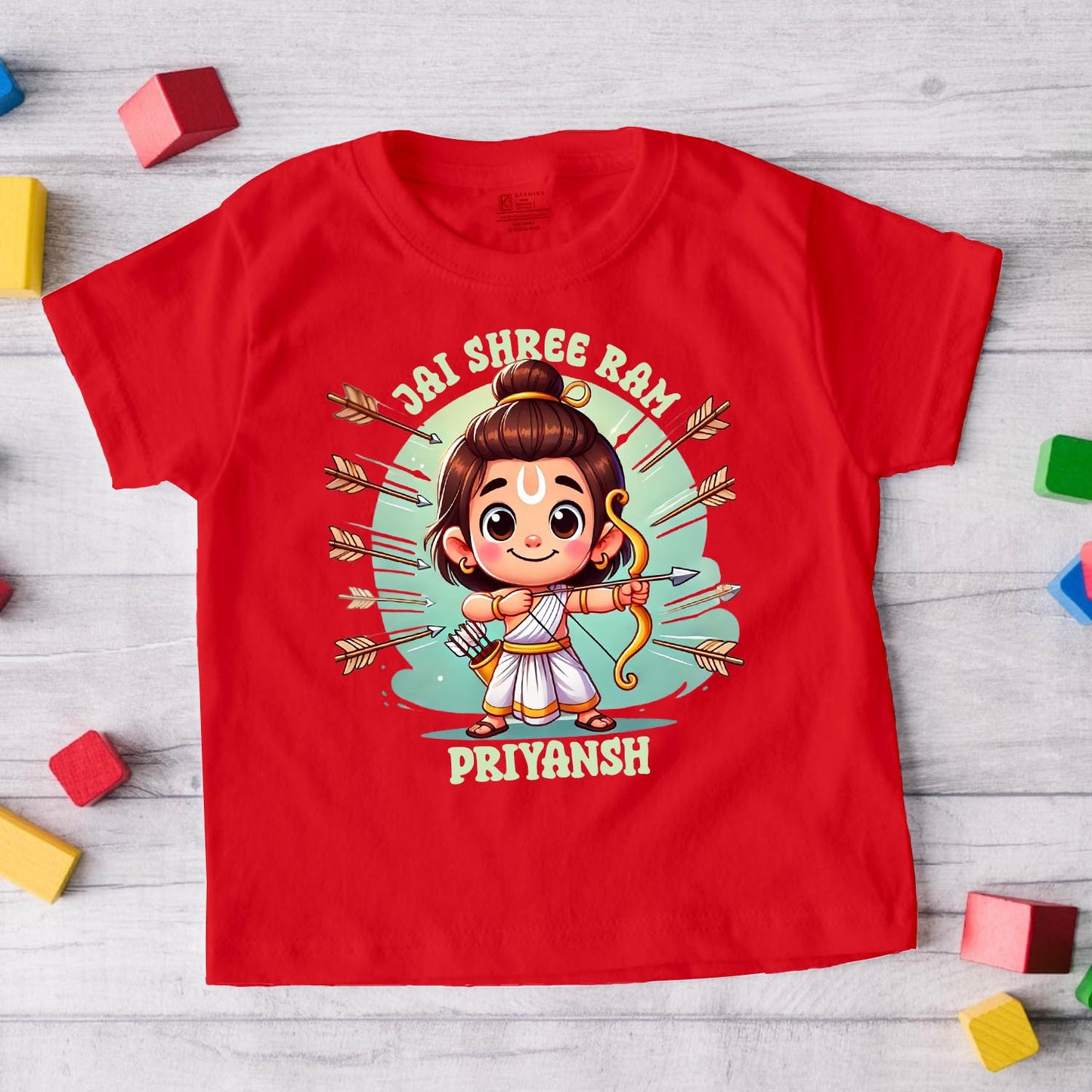 Jai Shree Ram T-Shirt 2 With Name