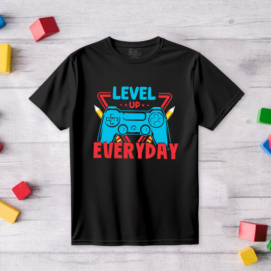 Level Up Everyday Printed T-shirt