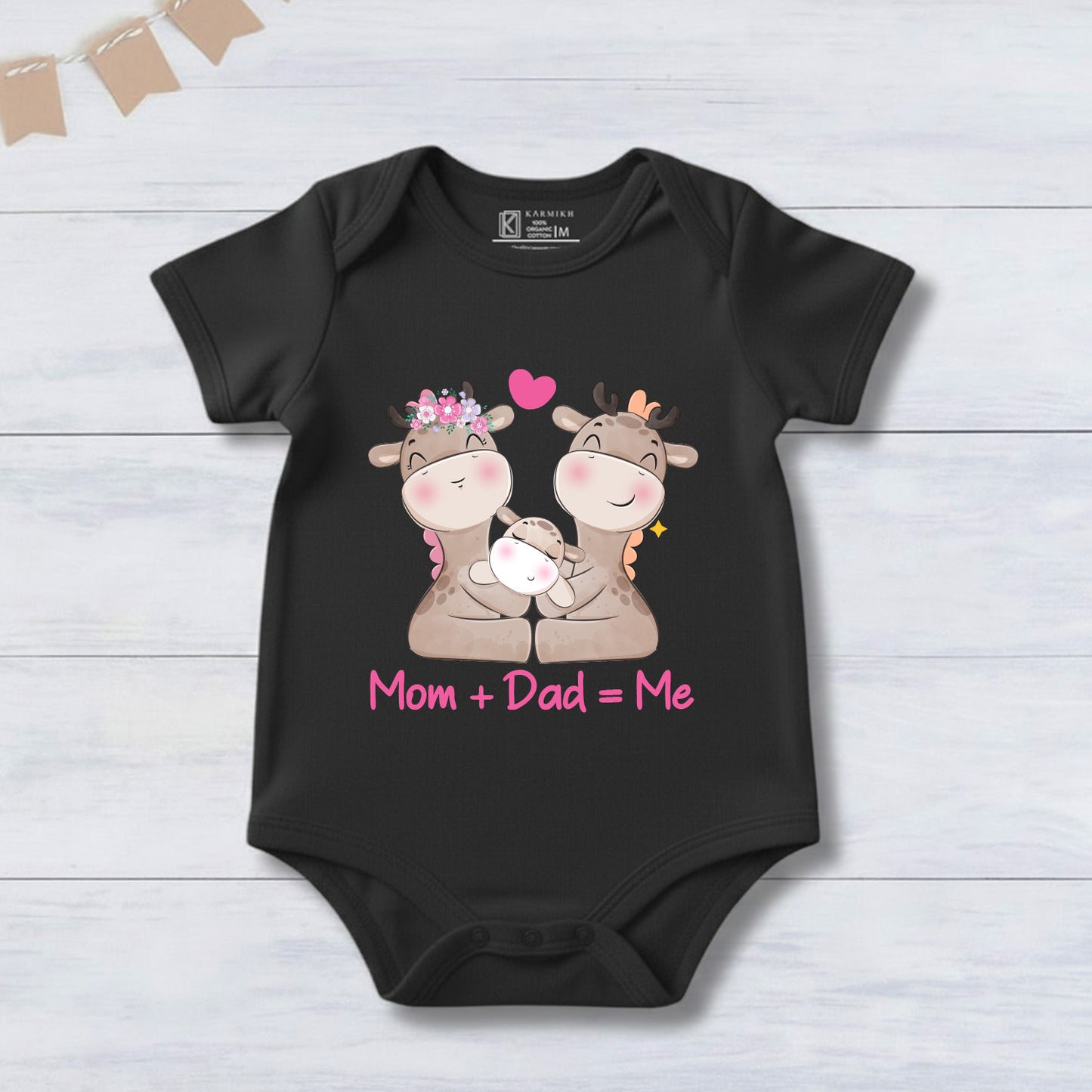 New Born & Baby Clothing | Mom + Dad = Me | Soft Cotton