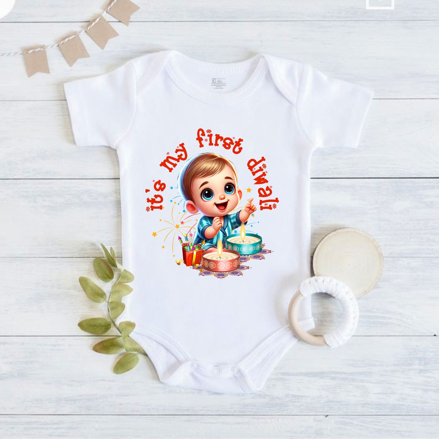 My First Diwali White 3