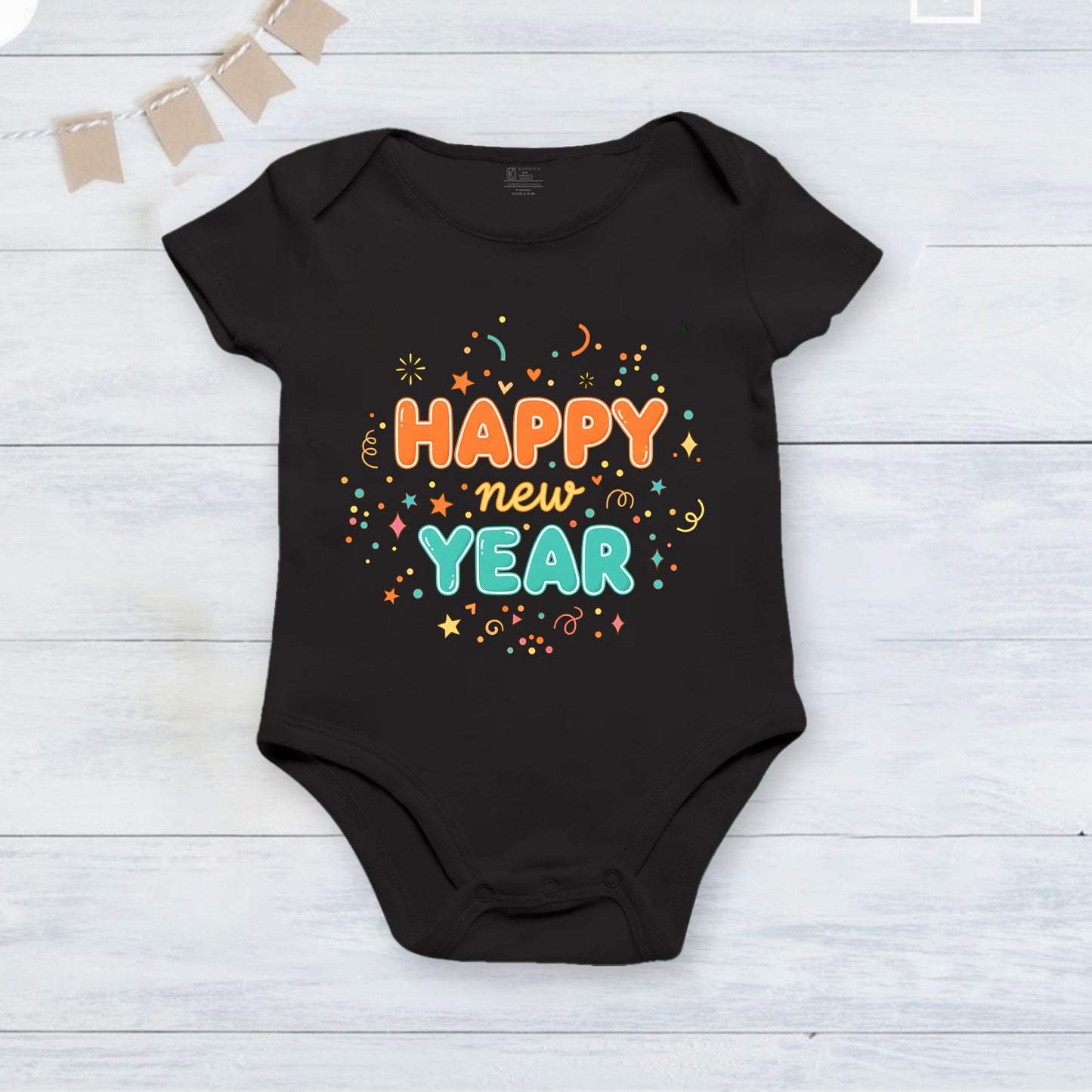 New Born & Baby Clothing | Baby First New Year Black Dress | Soft Cotton