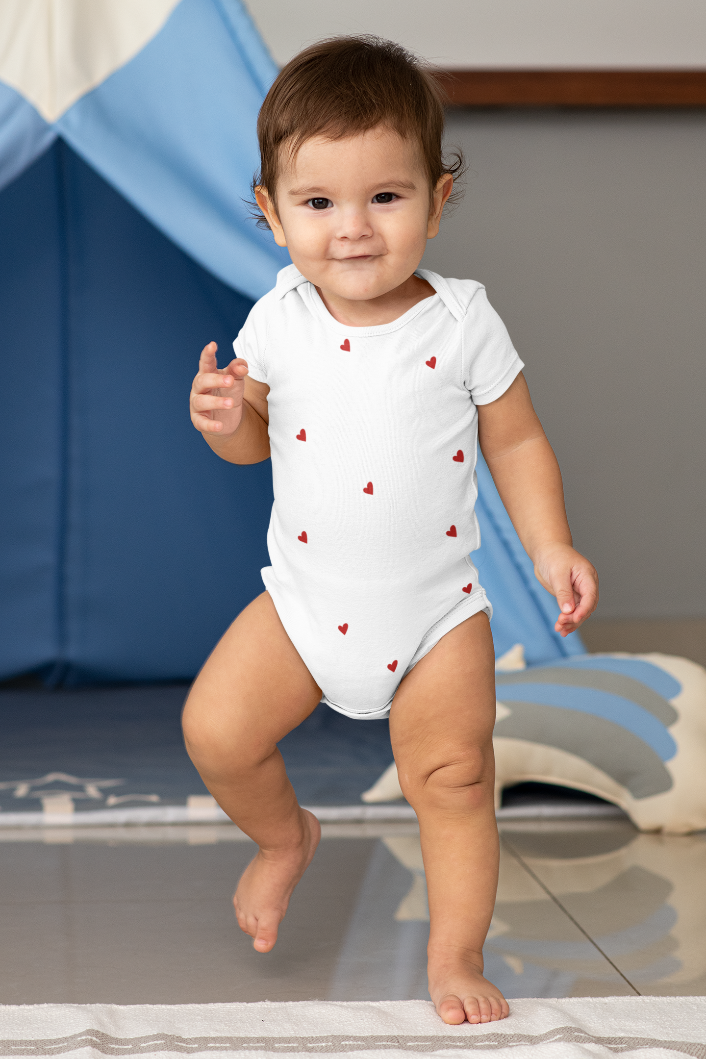 Ultra soft organic cotton new born dress_white