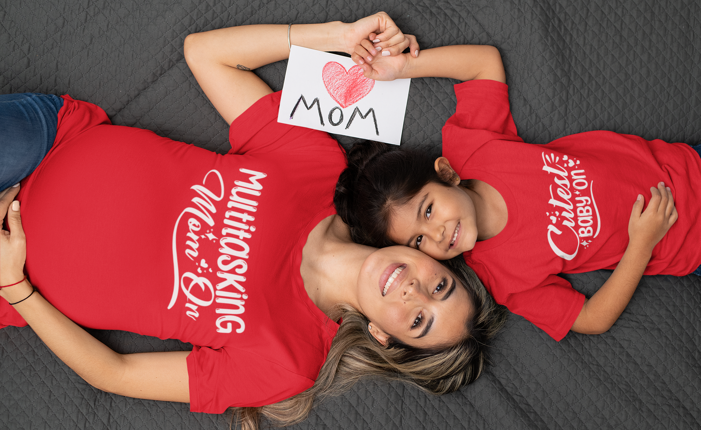 Mother Daughter twinning - Multitasking mom & cutest baby