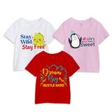 Infant t-shirt bundle_ Mini Moments Trio