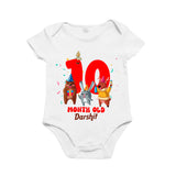 10th Infant monthly Birthday Bliss Onesie