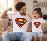 New Born & Baby Clothing | SuperStyle Dad SuperStyle Daughter Twinning Sets T-shirt | Soft Cotton