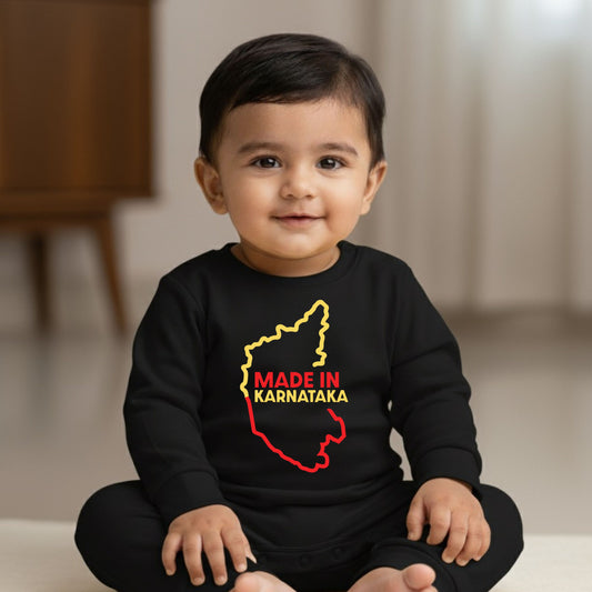 Made In Karnataka  _ Black Full Romper