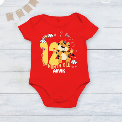 Infant monthly birthday Little Monthlies Onesie