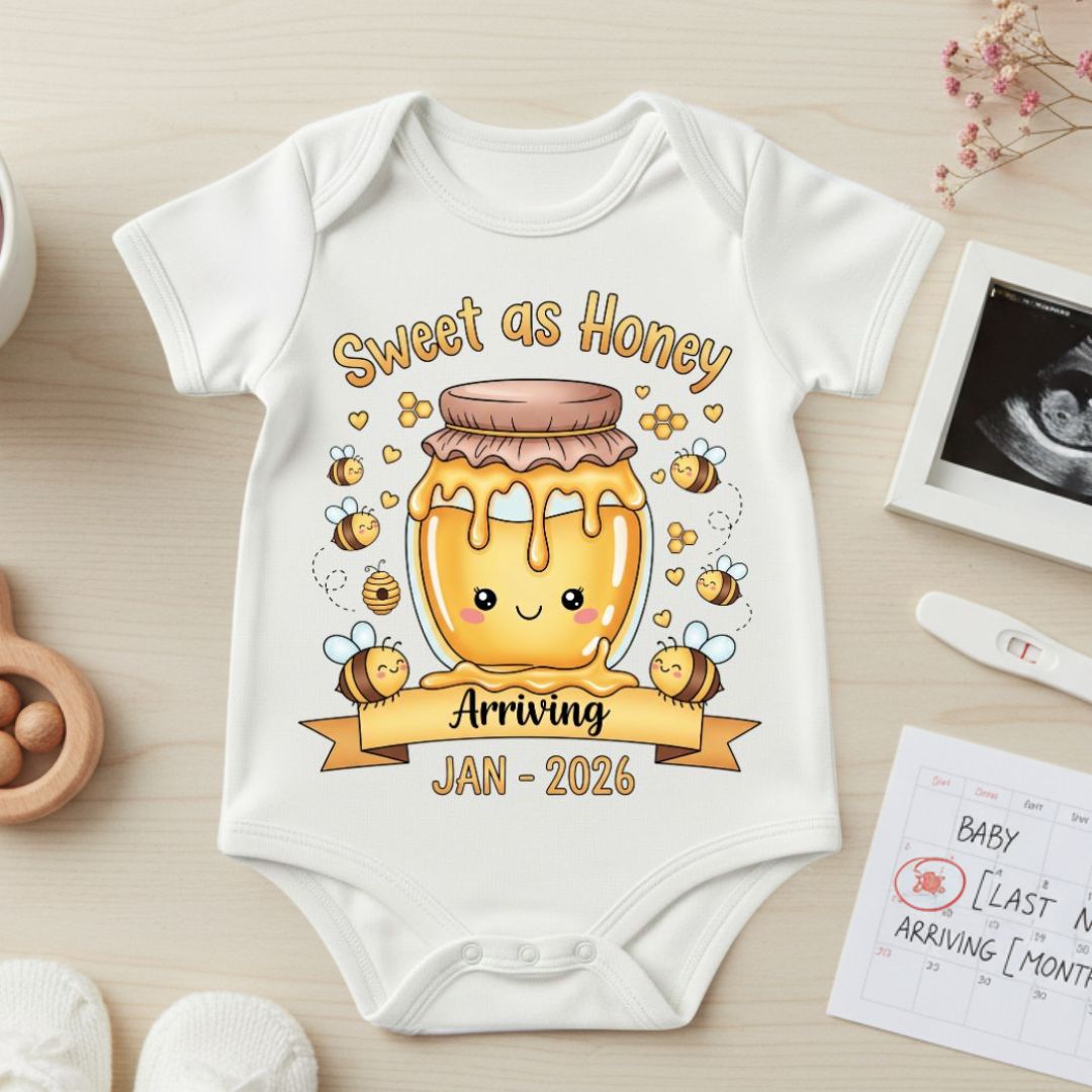 Sweet As Honey Arriving Jan - 2026 _ White Onesie
