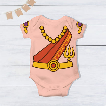 Little Durga Maa Of The Home _ Pink Onesies