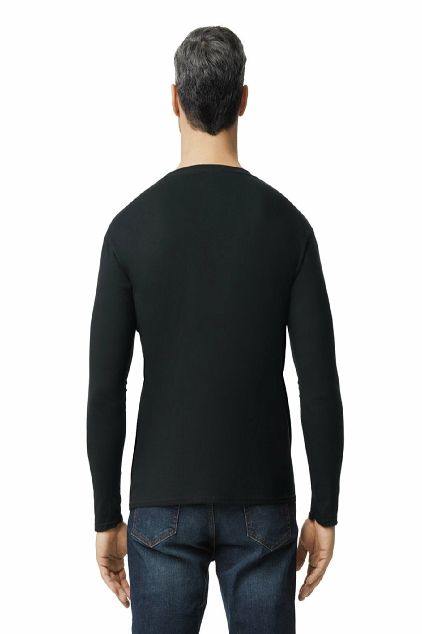 Karmikh Adult Full Sleeves Black T-shirt