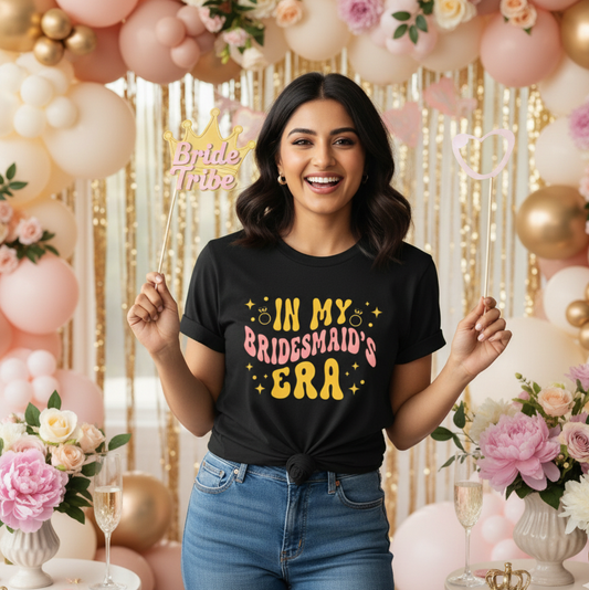 In My Bridemaid's ERA  _ Black T-Shirt