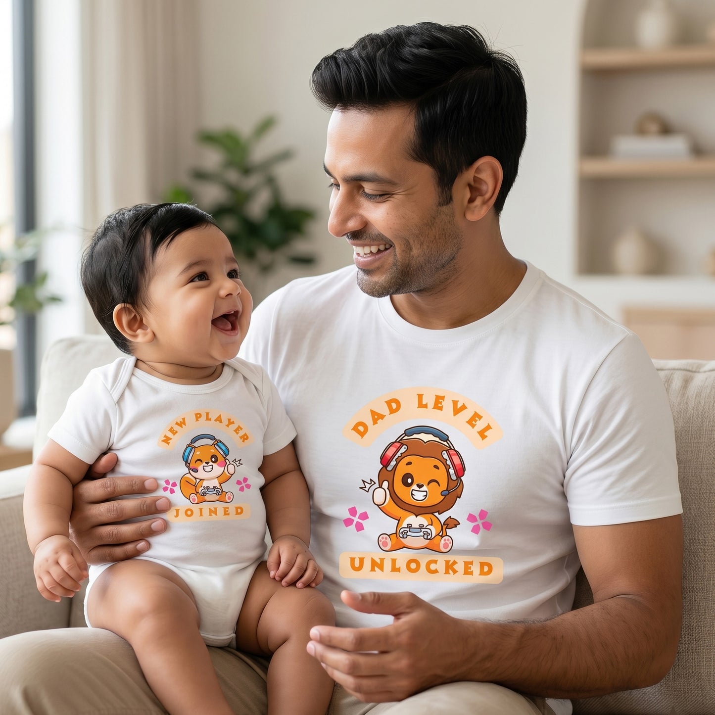 New Born & Baby Clothing |New Player Joined, Dad level | Soft T-shirt