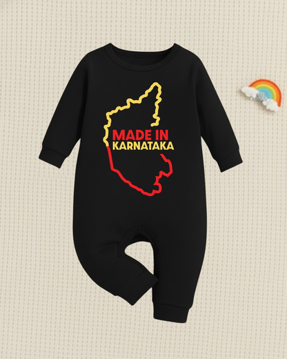 Made In Karnataka  _ Black Full Romper