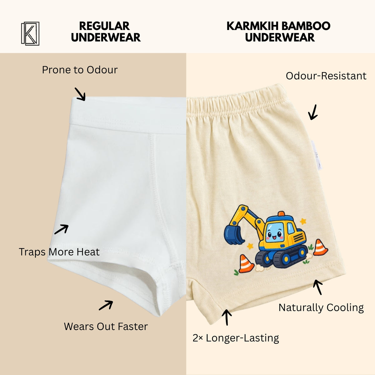 New Born & Baby Clothing | Pack of 3 Baby Shorts – Cute & Comfortable 5th Pack | Soft Cotton