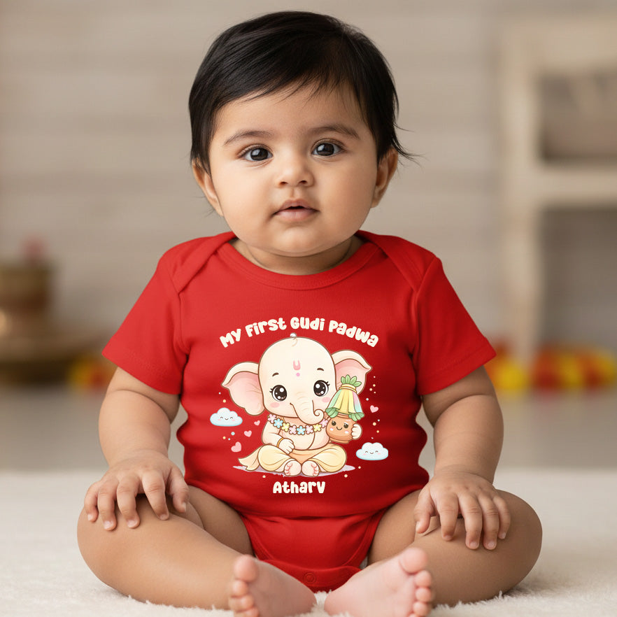 New Born & Baby Clothing | Baby’s First  Gudi Padwa  Outfit | Soft Cotton