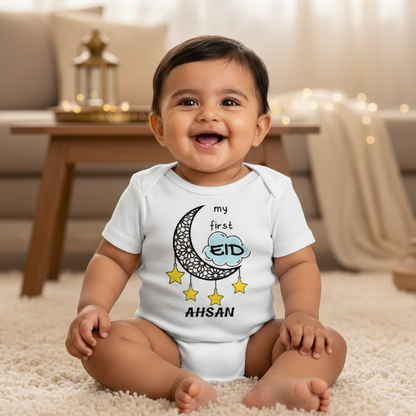 Newborn & Baby Clothing | My First Eid With Personalized Name | Soft Cotton
