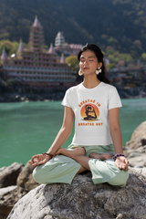 Breath In, Breath Out_Yoga White tee