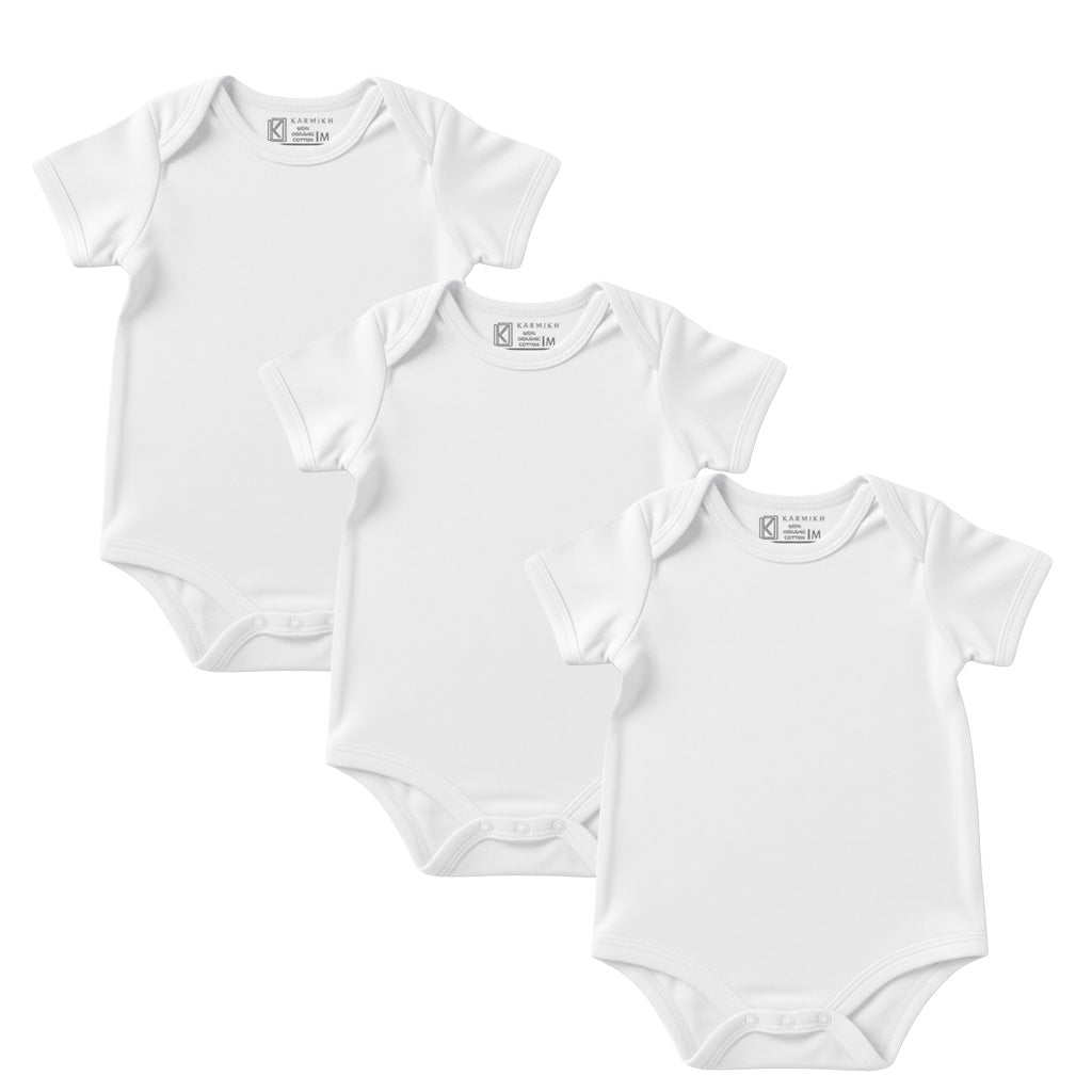 New Born & Baby Clothing | Plain White Soft Cotton | Soft Cotton