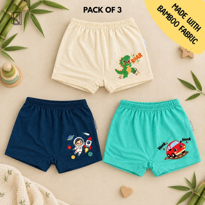 New Born & Baby Clothing | Pack of 3 Baby Shorts – Cute & Comfortable | Soft Cotton