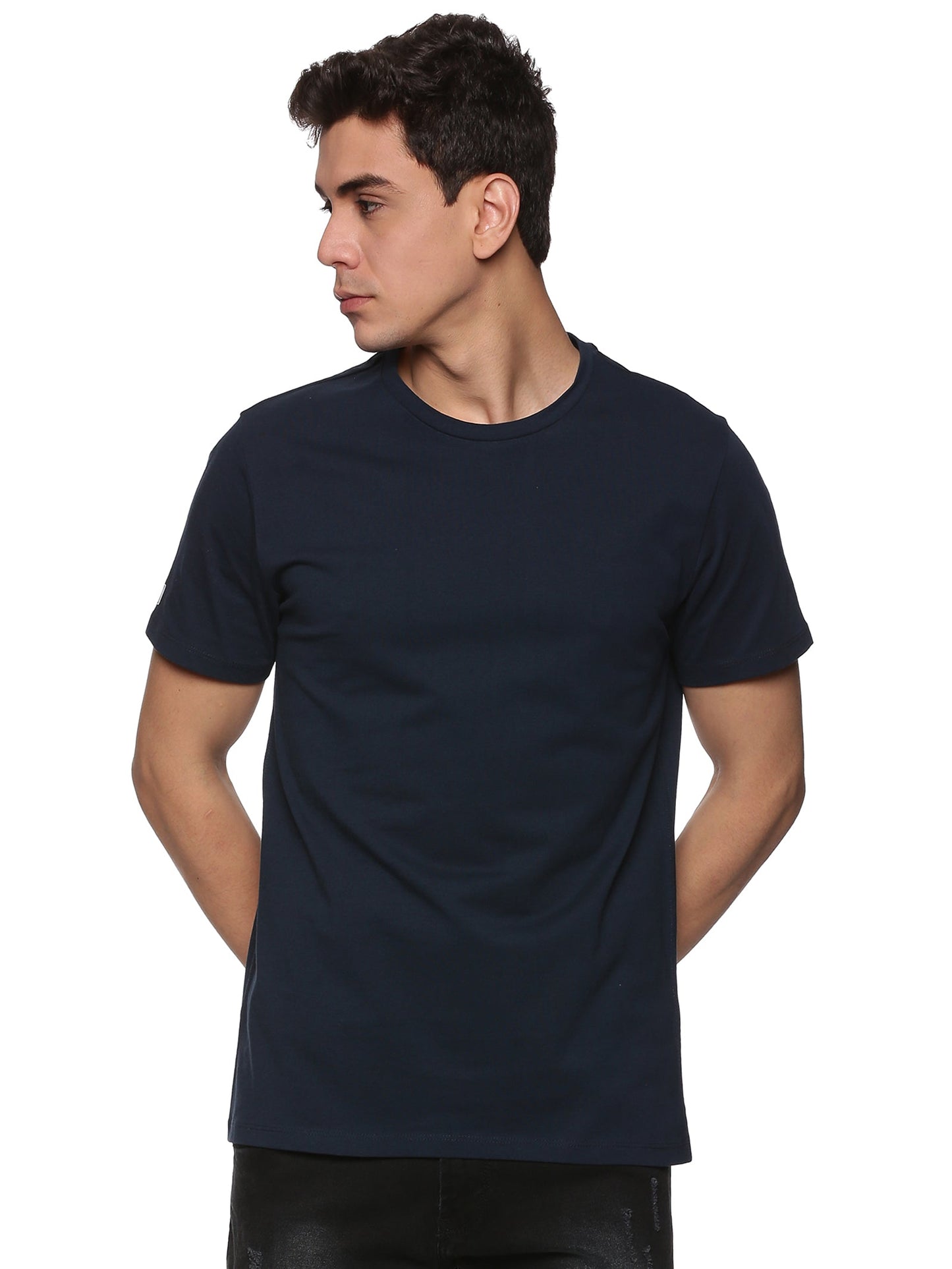 Men Round Neck Basic Organic T-Shirt - Pack Of 3 (Premium)