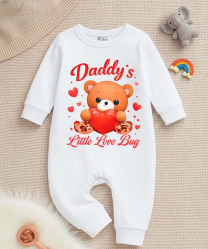New Born & Baby Clothing | Baby’s First Valentine Outfit – Daddy's Little Bug | Soft Cotton