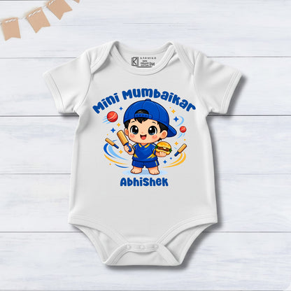 New Born & Baby Clothing |Mini Mumbaikar With Customized Baby Name | Soft Cotton