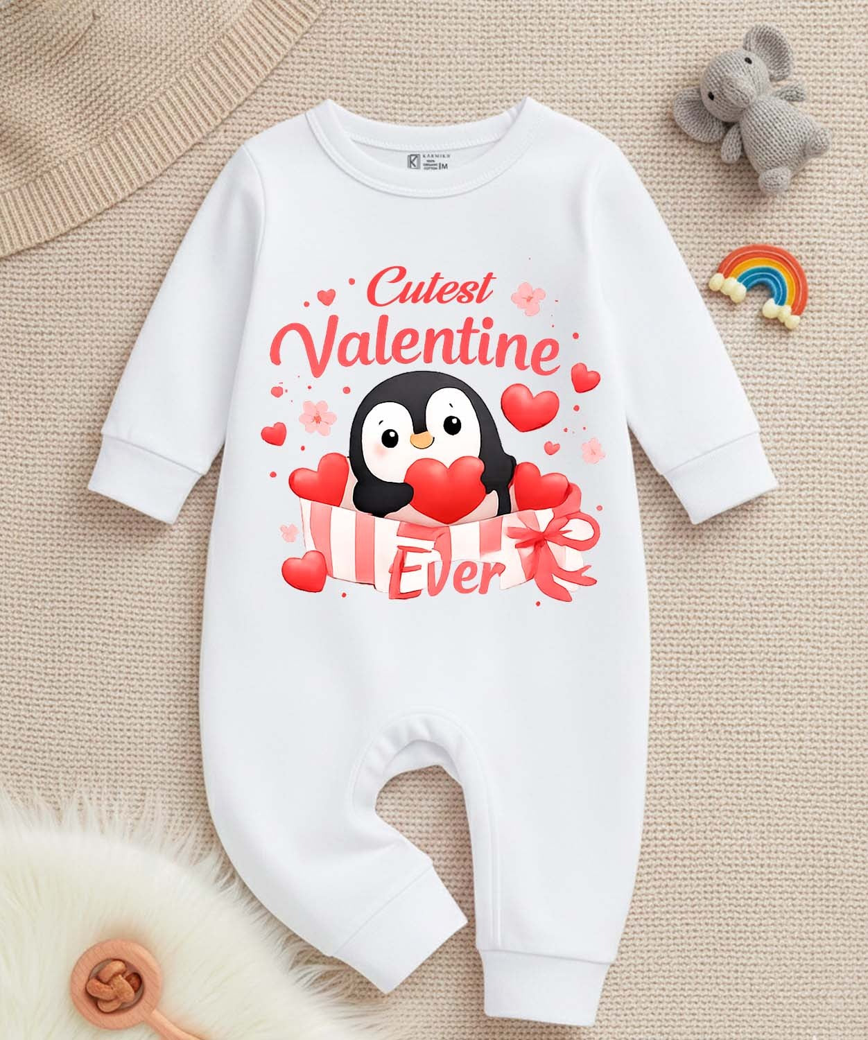New Born & Baby Clothing | Baby’s First Valentine Outfit – Daddy's Little Bug | Soft Cotton