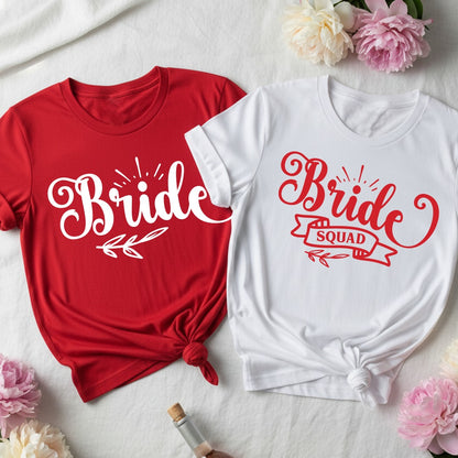 Bride White & Red Team  _  T-Shirt