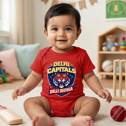 New Born & Baby Clothing |Delhi Capitals Dilli Jeetega | Soft Cotton