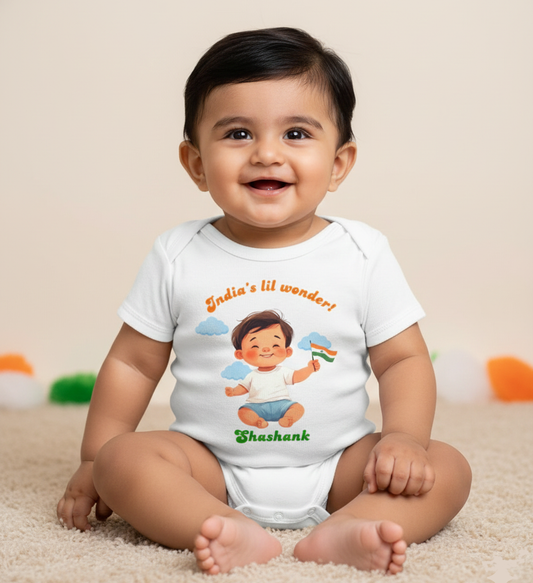 New Born & Baby Clothing | India's Little Wonder with Customized Baby Name | Soft Cotton