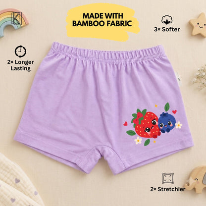 New Born & Baby Clothing | Bamboo Baby Shorts – Cute Strawberry & Blueberry Print 🍓🫐| Soft Cotton