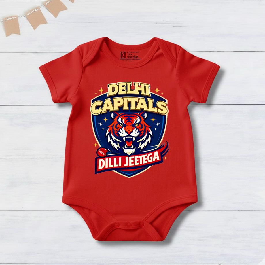 New Born & Baby Clothing |Delhi Capitals Dilli Jeetega | Soft Cotton
