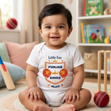 New Born & Baby Clothing |Little Fan Punjab Kings With Customized Baby Name | Soft Cotton