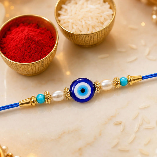 Blue Evil Eye Protection Rakhi