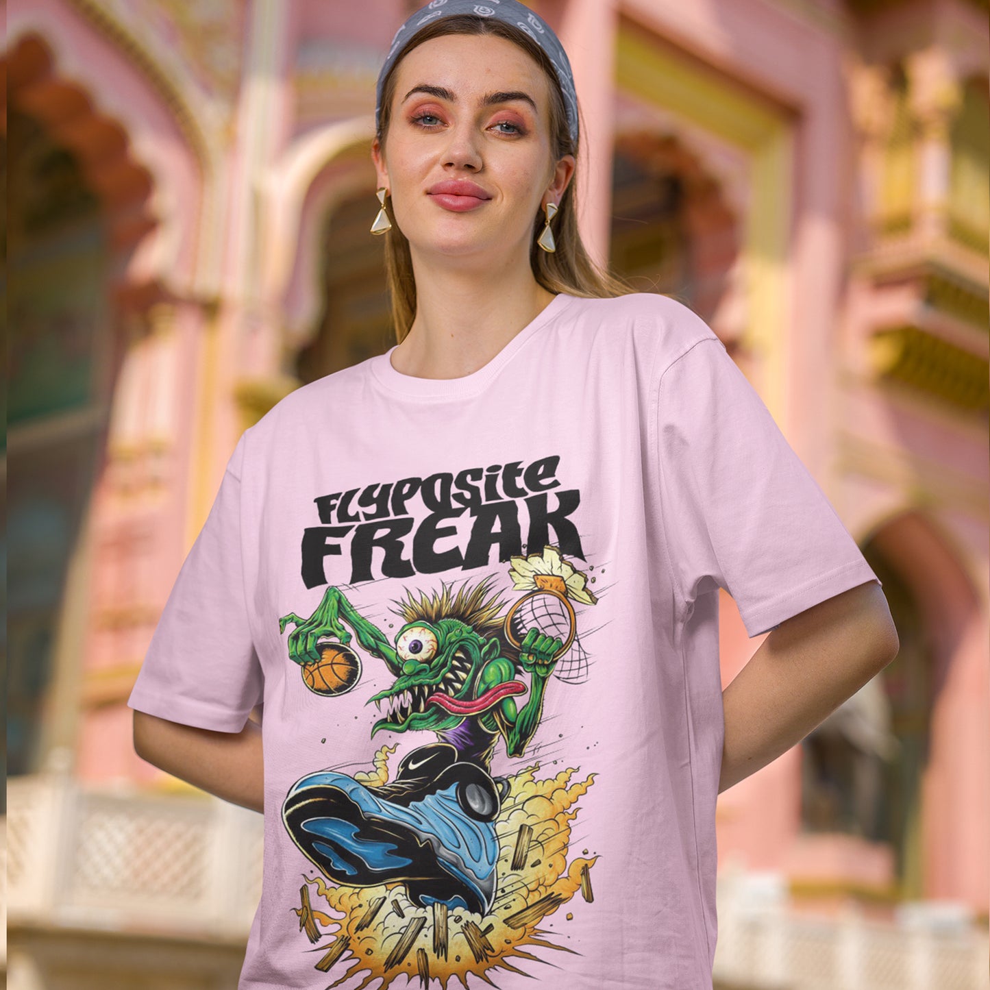 Flyposite Freak Women Oversized Tee