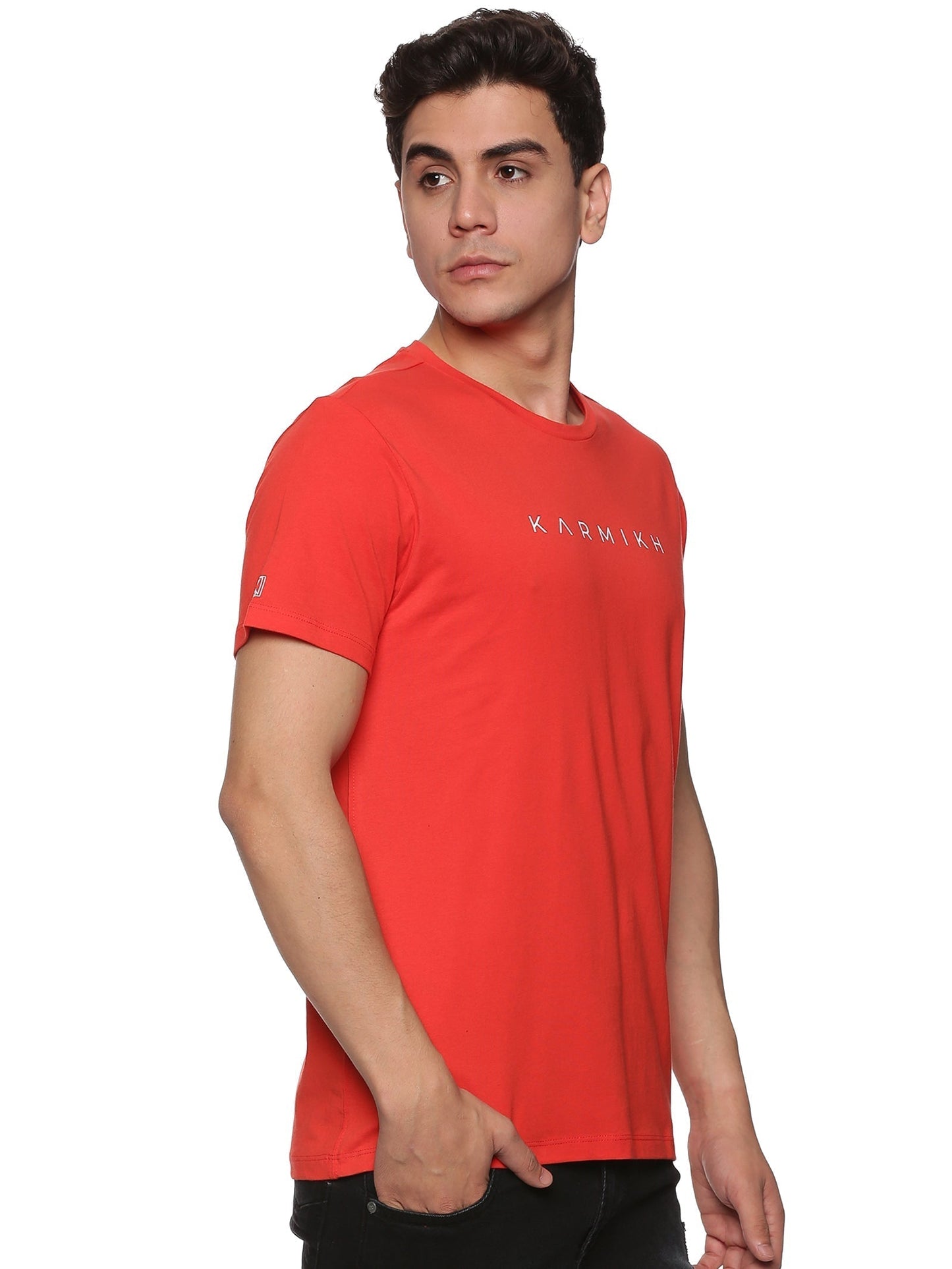 Men Round Neck Classic Karmikh Cotton T-Shirt - Pack of 3