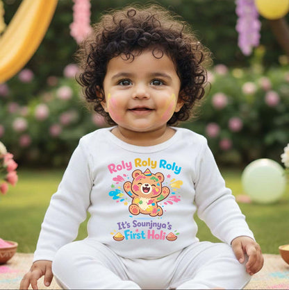 baby first holi dress