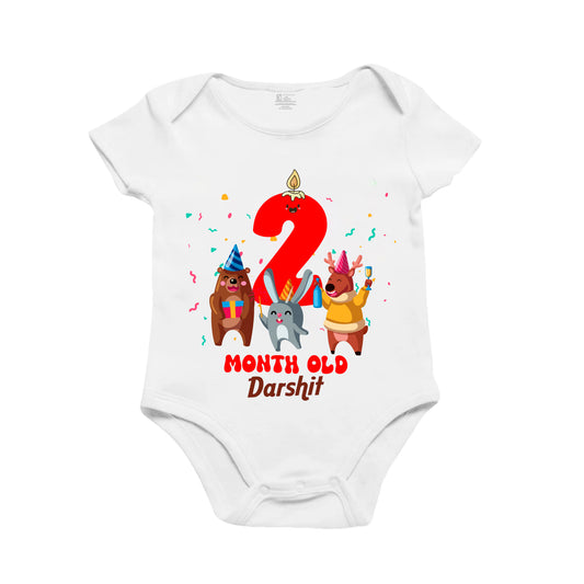 2nd Infant monthly Birthday Bliss Onesie