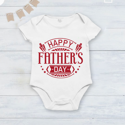 Happy Father's Day _white onesie
