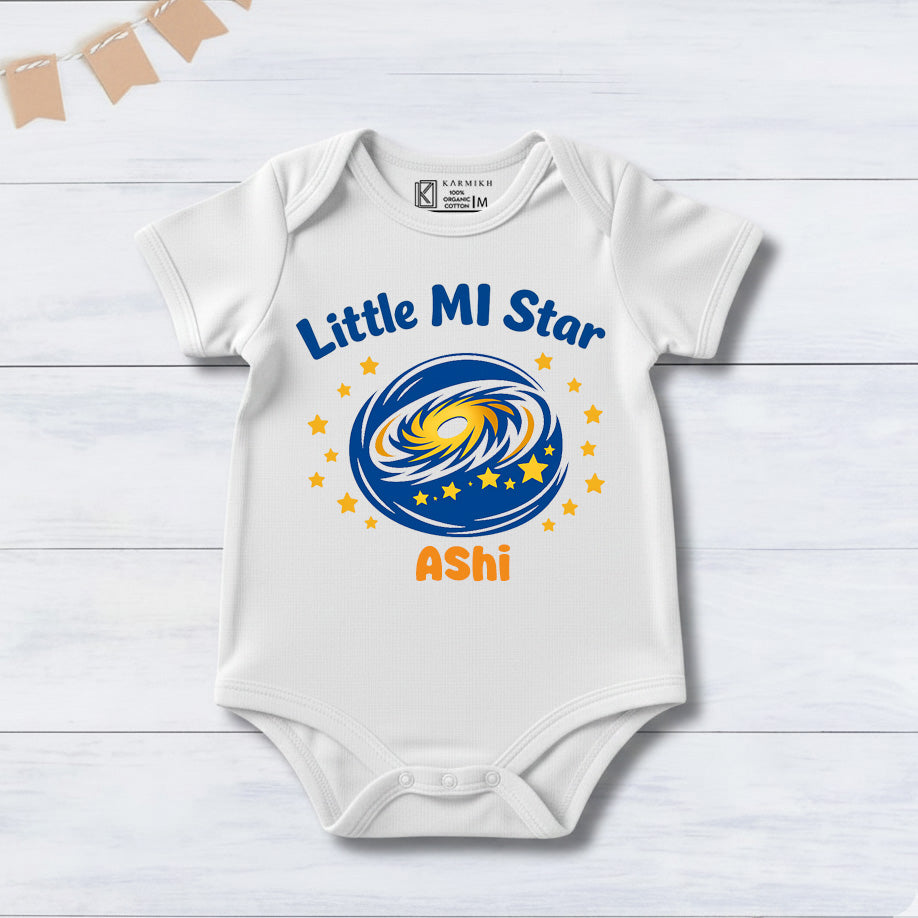New Born & Baby Clothing | Little Mi Star With Customized Baby Name | Soft Cotton