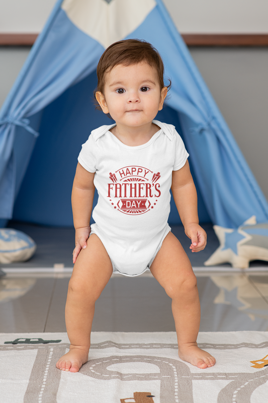 Happy Father's Day _white onesie