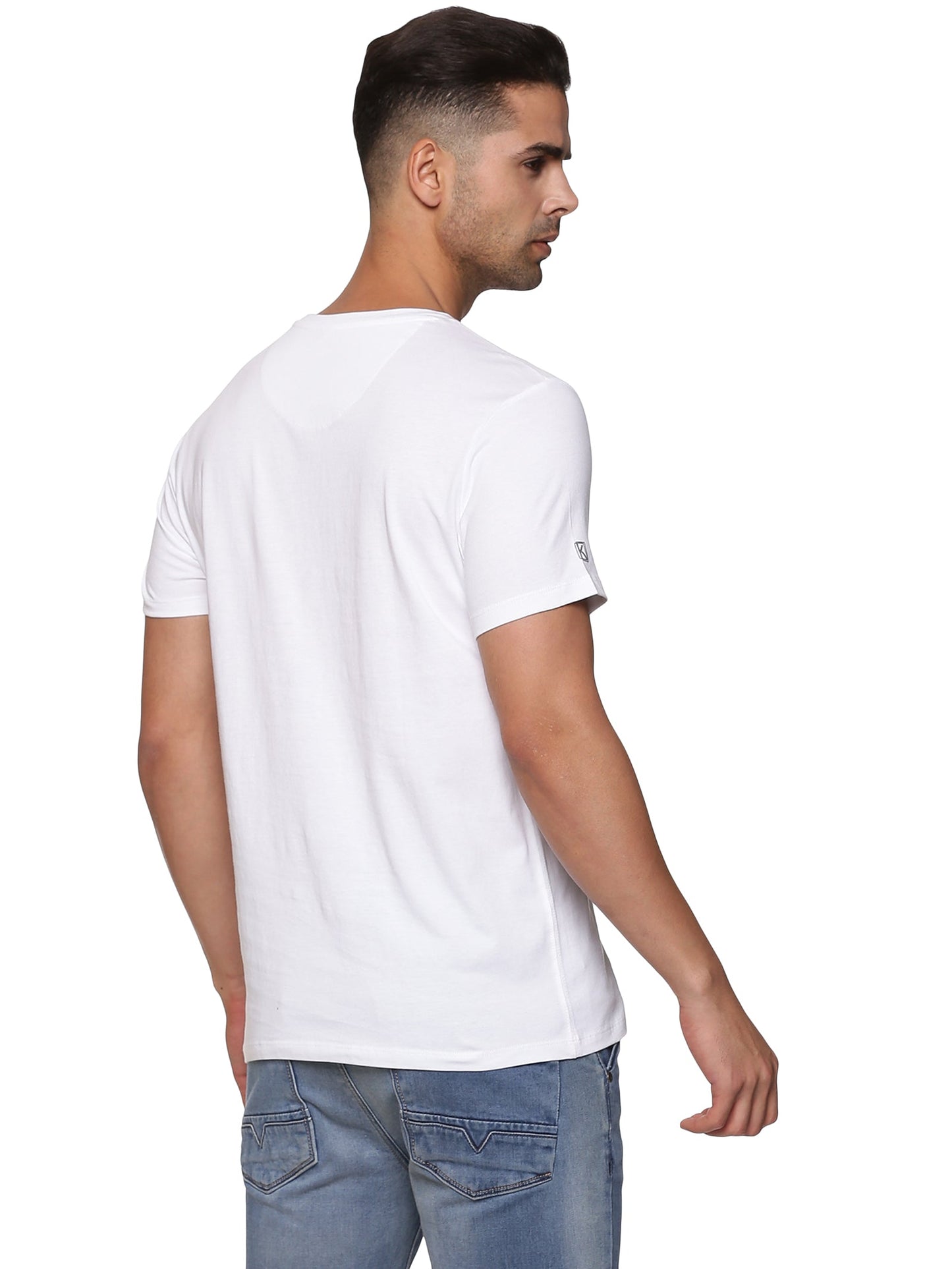 Men Round Neck Classic Karmikh Cotton T-Shirt - Pack of 3