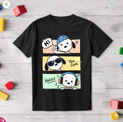 Snoppy ....! Printed Kid's T-Shirt