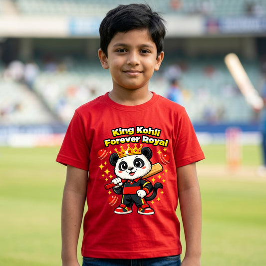 New Born & Baby Clothing | King Kohli Forever Royal | Soft Cotton T-shirt