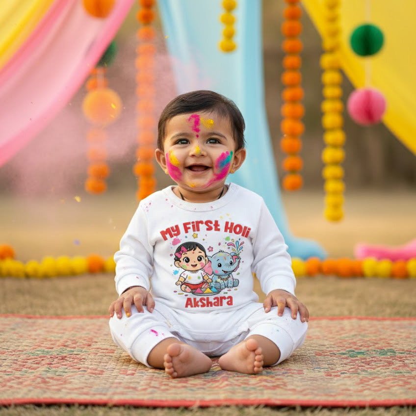 Baby girl holi dress