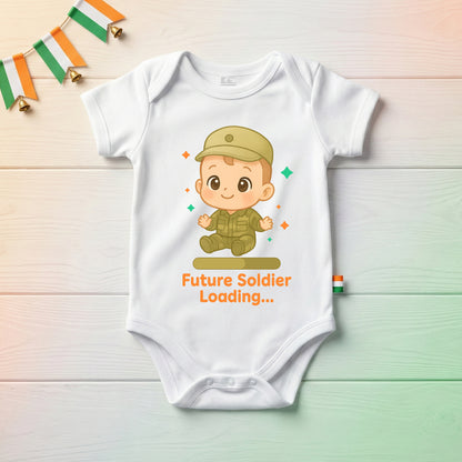 New Born & Baby Clothing | Giggle First Republic Day Little Soldier | Soft Cotton
