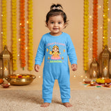 Ghar Ki Lakshmi With Customized Name 2 _  Full Blue Romper